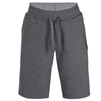 DWG Franz shorts grå forfra 🩶 Bløde, sporty shorts med elastisk talje og snøre